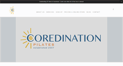 Desktop Screenshot of coredinationpilates.com